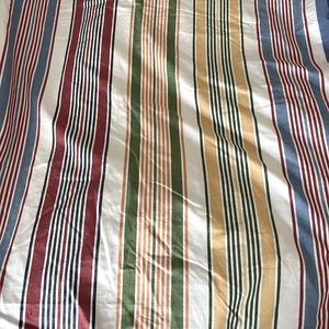 Pair of twin (x2) Tommy Hilfiger home striped and denim blue cotton duvet covers